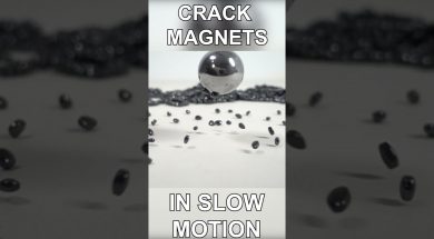 Crack Magnets In Slow Motion