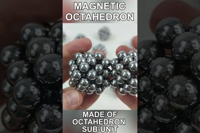 Magnetic Octahedron made of Magnetic Octahedrons | Magnetic Games