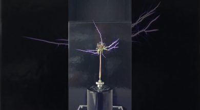 Tesla coil and Fire