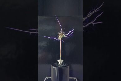 Tesla coil and Fire