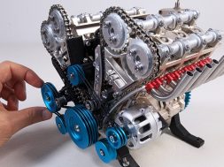 How to build a V8 Car Engine Model | Magnetic Games