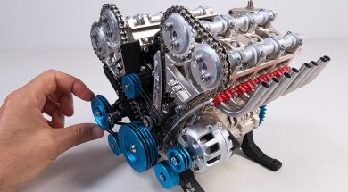 How to build a V8 Car Engine Model | Magnetic Games