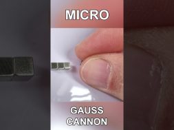 Micro Gauss Cannon