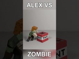 Alex VS Zombie, Minecraft Animation