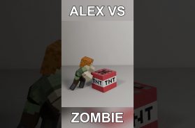 Alex VS Zombie, Minecraft Animation