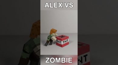 Alex VS Zombie, Minecraft Animation