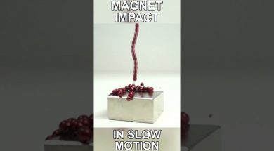 Magnetic Chain impact in Slow Motion | Magnetic Games