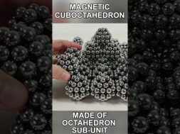 Magnetic Cuboctahedron made of magnetic octahedrons