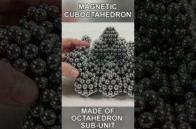 Magnetic Cuboctahedron made of magnetic octahedrons