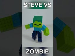 Steve VS Zombie, Minecraft Animation