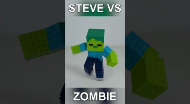 Steve VS Zombie, Minecraft Animation