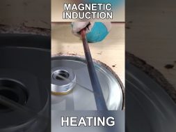 Melting metals with magnetic induction