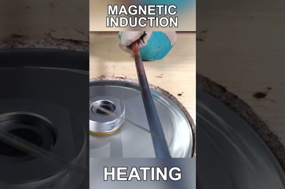 Melting metals with magnetic induction