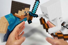 Steve and Alex VS Skeletons, Minecraft Animation | Magnetic Games